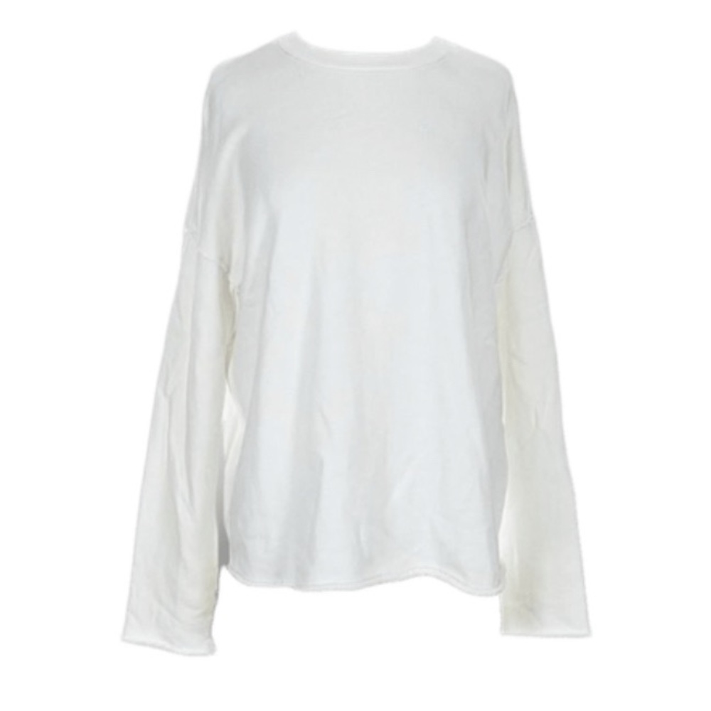 Eileen Fisher White Shirt Long Sleeve Bell Sleeves XXS